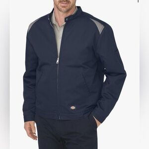 NWT Dickies Men's Dark Blue and Gray Lightweight Jacket